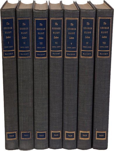 Item #100108 The George Eliot Letters. George Eliot, Gordon Haight, Graham Greene.