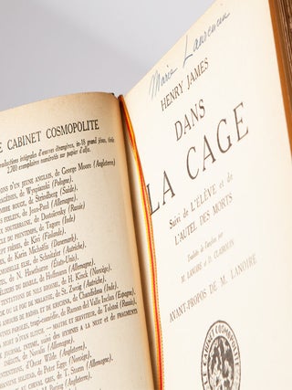 Dans la cage, suivi de L'&eacute;l&egrave;ve et de L'autel des morts