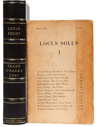 Item #10420 Locus Solus I - Winter 1961. Frank O'Hara, James Schuyler.